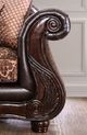 Furniture of America® Elpis Brown/Espresso Loveseat-3