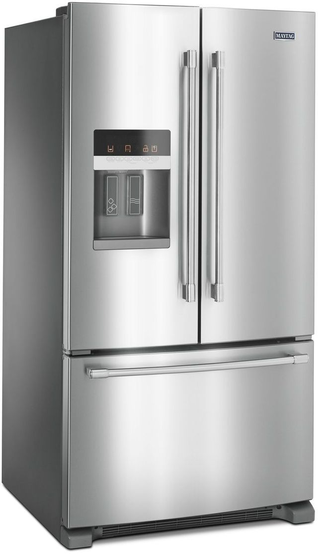 Maytag® 36" 24.7 Cu. Ft. Fingerprint Resistant Stainless Steel French Door Refrigerator-3