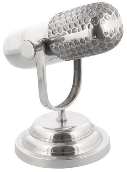 Deco Marche Silver Microphone Sculpture-2