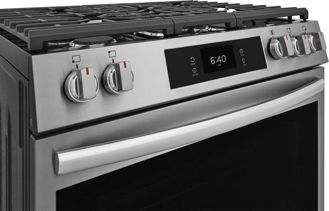 Frigidaire Gallery® 30" Smudge-Proof® Stainless Steel Slide-In Gas Range with Stone-Baked Pizza-4