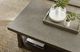 Hammary® Torres Natural Gray Concrete Top Rectangular Coffee Table with Weathered Brown Base-2