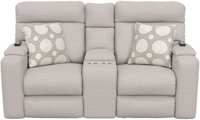 Catnapper® Sanctuary Chalk/Winter Power Reclining Loveseat with Heat, Massage and Zero Gravity-1