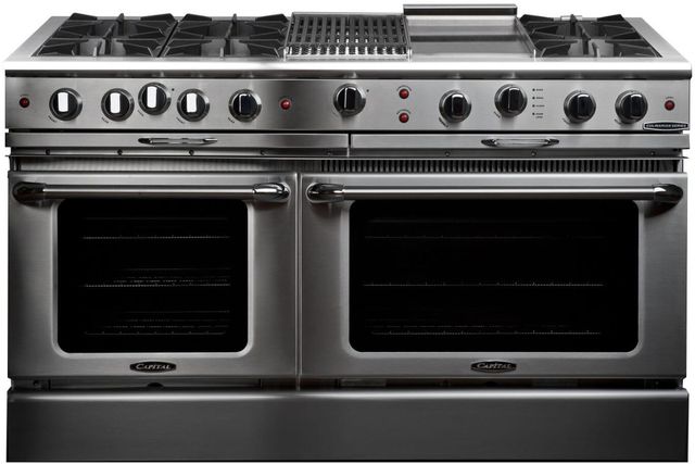 Capital Cooking™ Culinarian 60" Stainless Steel Pro Style Gas Range-0