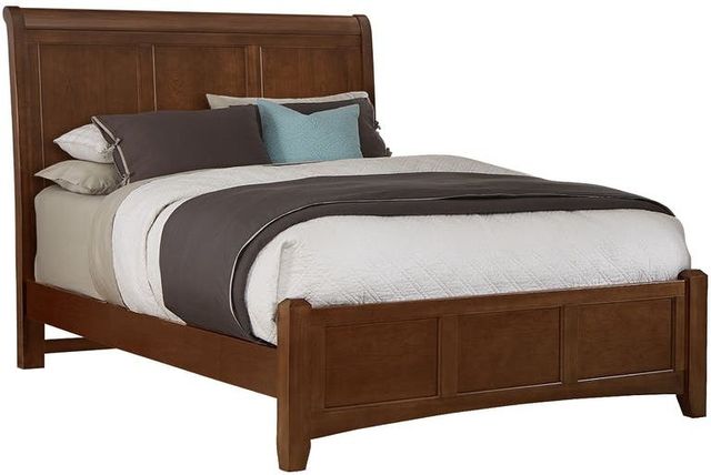 Vaughan-Bassett Bonanza Cherry Full Sleigh Headboard-1