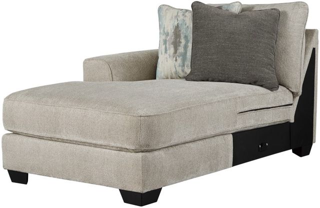 Benchcraft® Ardsley 5-Piece Pewter Left-Arm Facing Sectional and Chaise-2