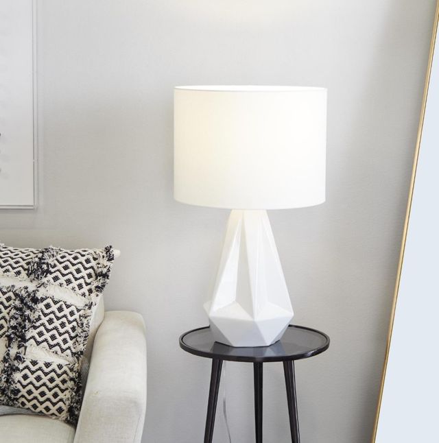 Deco Marche White 15" Table Lamp-3