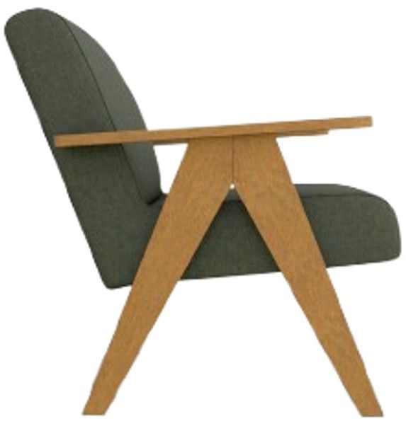 Best® Home Furnishings Customizable Bayden Accent Chair with Honey Birch Legs-2