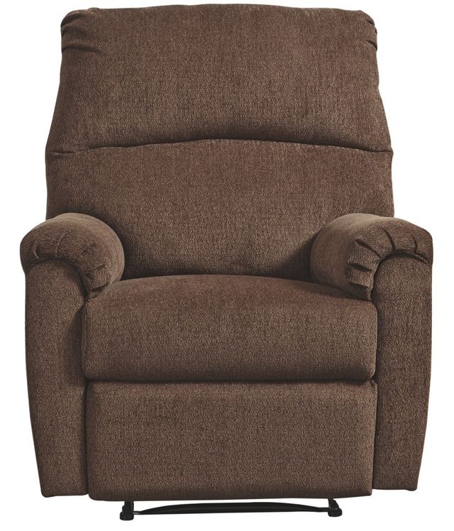 Signature Design by Ashley® Nerviano Chocolate Zero Wall Manual Recliner-2