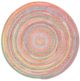 Capel Rugs Cutting Garden Tea Rose 5'6" Round Rug-0