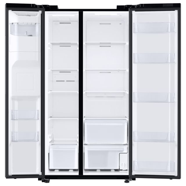 Samsung 36" 27.4 Cu. Ft. Fingerprint Resistant Black Stainless Steel Side-by-Side Refrigerator-4