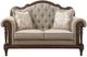 Homelegance® Heath Court Brown Loveseat-2
