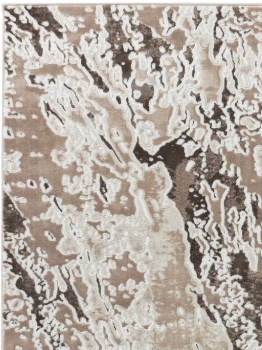 MDA Rugs Petra Beige/Brown 5'x8' Area Rug-1