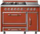 Viking® Tuscany 48" Spiced Cider Pro Style Dual Fuel Range with 2 Induction-0