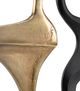 Wildwood Lamps Golden Year Antique Brass/Matte Black Sculpture-1