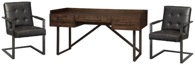 Signature Design by Ashley® Starmore 3-Piece Brown Office Desk Set-0