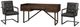 Signature Design by Ashley® Starmore 3-Piece Brown Office Desk Set-0