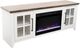 Legends Home Providence Bourbon/White 66" Fireplace Console-0