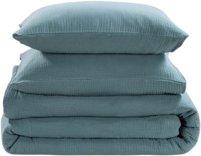 HiEnd Accents 3-Piece Storm Blue King Bedding Bundle-0