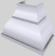 Vent-A-Hood® Designer Series 42" White Wall Mounted Range Hood-5