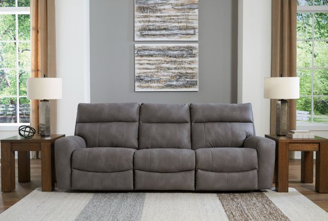 Signature Design by Ashley® Next-Gen Durapella 3-Piece Slate Power Reclining Sectional-1