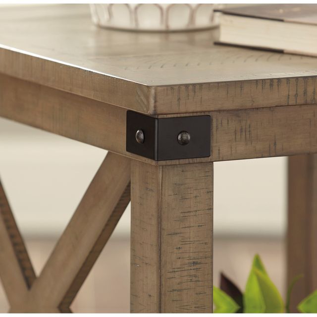 Signature Design by Ashley® Aldwin Gray End Table-3