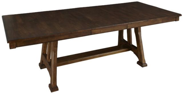 A-America® Ozark Mango Trestle Dining Table-2