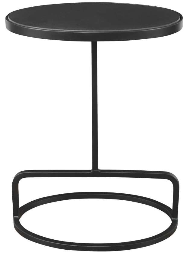 Uttermost® Jessenia Black Accent Table-3