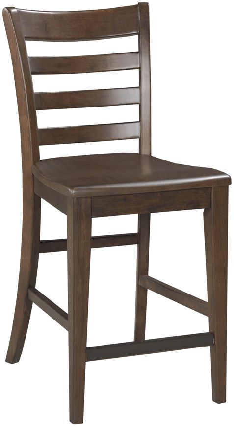 Kincaid® Kafe Mocha Tall Ladder Back Counter Stool-1