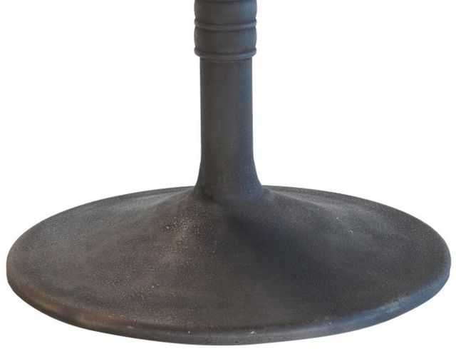 Nest Home Collections Sadie White Wash 48" Round Counter Table with Iron Base-1
