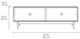 BDI LINQ Natural Walnut 65” Low Media Console-2