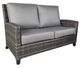 CabanaCoast® Customizable Sedona SOL Weave® Wicker Outdoor Loveseat-0