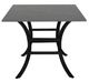 CabanaCoast® Customizable Monaco Stone 36" Outdoor Square Dining Table-3