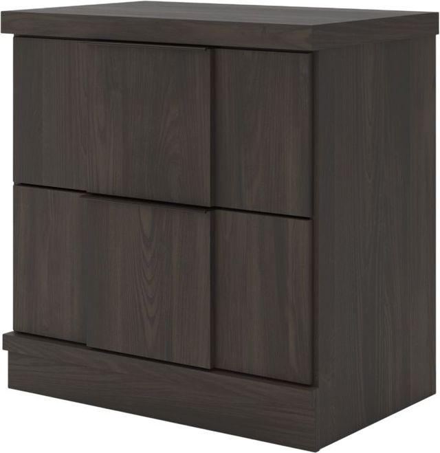 Signature Design by Ashley® Shaehartin Dark Brown 2-Drawer Nightstand-4