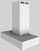 Vent-A-Hood® 36" White Duct Free Wall Mounted Range Hood-3