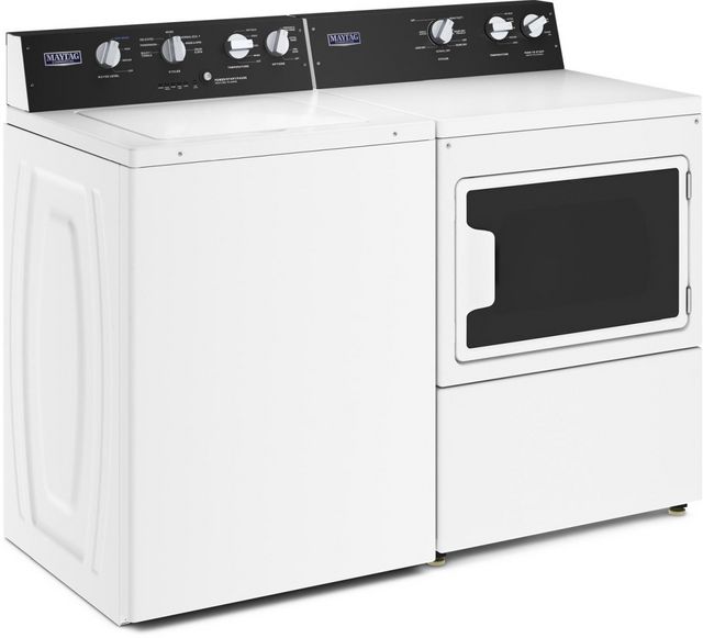Maytag Top Load Pair (MVWP586GW-MGDP586KW) - White Maytag Top Load Pair (MVWP586GW-MGDP586KW) - White