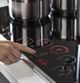 GE Profile™ Series 36" Black with Stainless Steel Electric Cooktop-3