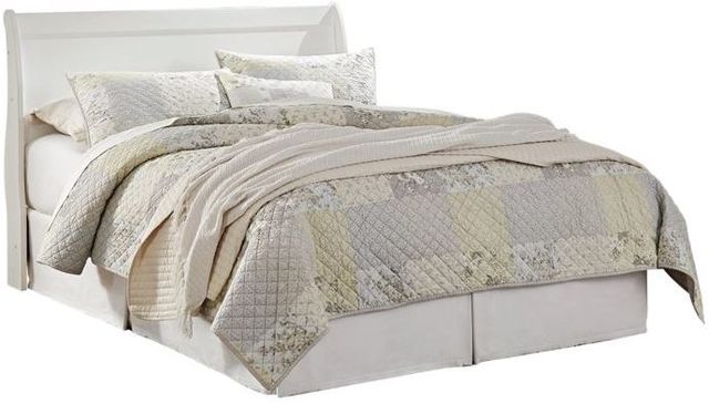 Signature Design by Ashley® Anarasia 4-Piece White Queen Sleigh Headboard Set-1