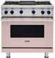 Viking® 7 Series 36" Blush Pro Style Liquid Propane Gas Range with Griddle-0