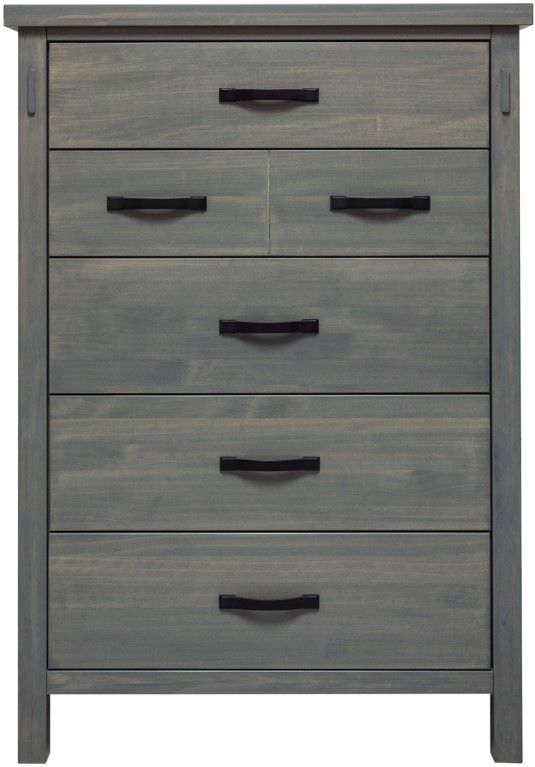 Mako Wood Furniture Jetty Gray Chest-1