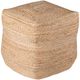 Surya Jute Tan Ottoman-0