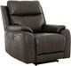 Primo™ International Brindle Charcoal Power Glider Recliner-0