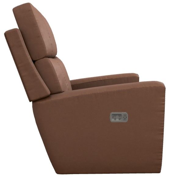La-Z-Boy® Apollo Caramel Leather Power Wall Recliner with Headrest and Lumbar-2