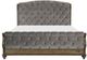 Homelegance® Rachelle Gray/Weathered Pecan Queen Panel Bed-2