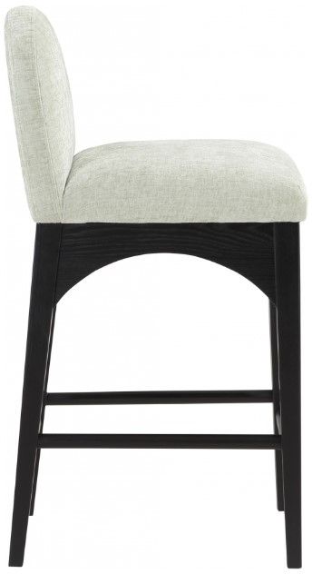 Meridian Furniture Waldorf Mint/Black Counter Stool-2