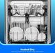 Midea® 24" Black Front Control Built In Dishwasher -5