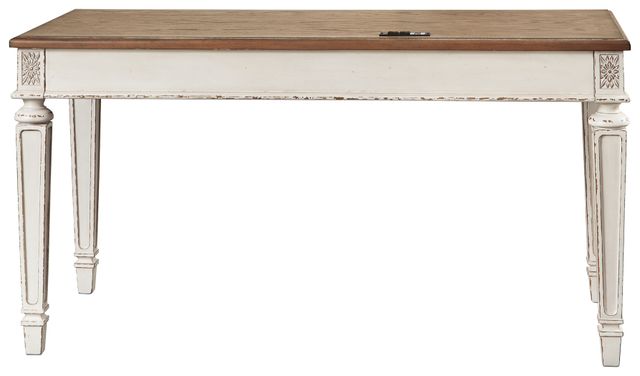 Signature Design by Ashley® Realyn Brown/White Office Desk-2