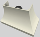 Vent-A-Hood® Designer Series 54" Biscuit Wall Mounted Range Hood-4