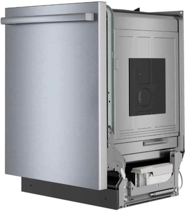 Bosch® 100 Series 24” Anti-Fingerprint Stainless Steel Built-In Top Control Dishwasher-3