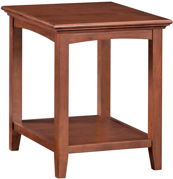 Whittier Wood® Furniture McKenzie Glazed Antique Cherry Side