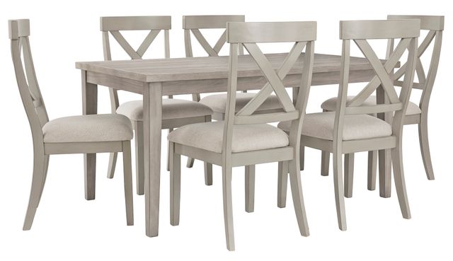 Signature Design by Ashley® Parellen 7-Piece Gray Dining Set-0